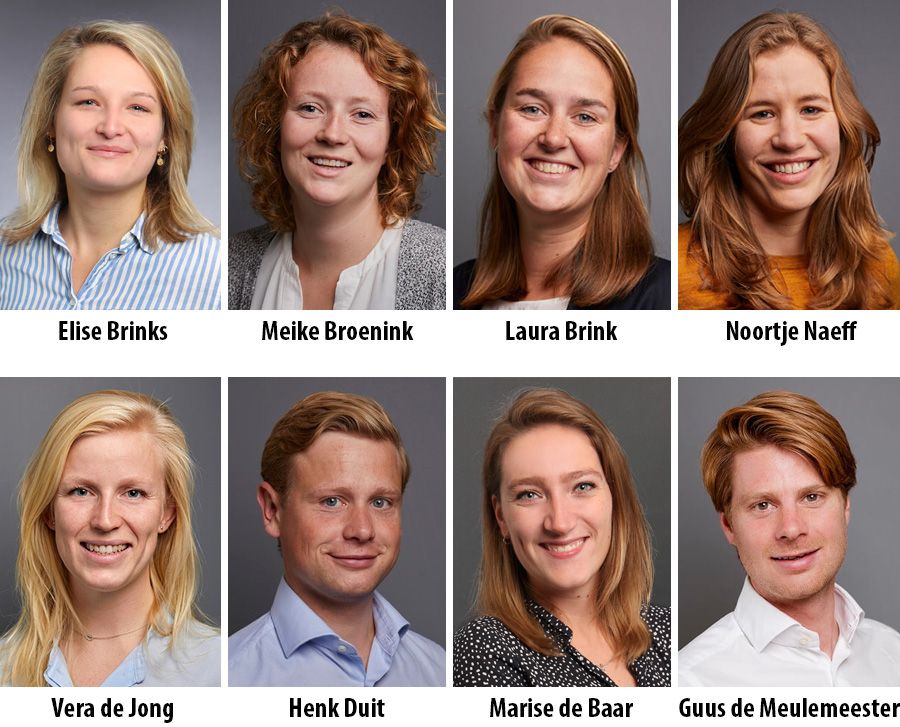 Elise Brinks, Meike Broenink, Laura Brink, Noortje Naeff, Vera de Jong, Henk Duit, Marise de Baar, Guus de Meulemeester. Staan allemaal op site van Critical Minds