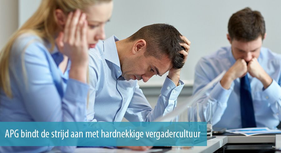 APG bindt de strijd aan met hardnekkige vergadercultuur