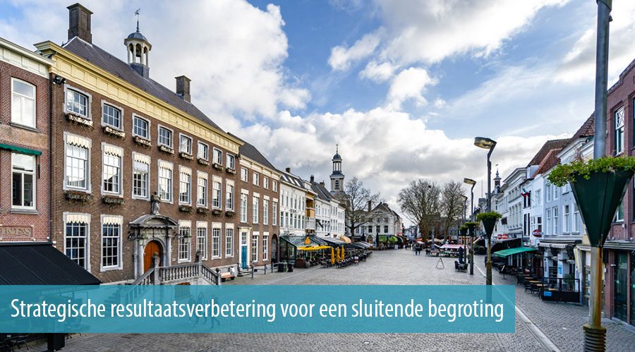 Strategische resultaatsverbetering voor een sluitende begroting 