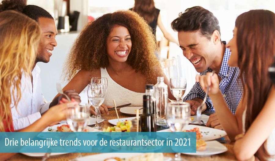 Drie belangrijke trends voor de restaurantsector in 2021