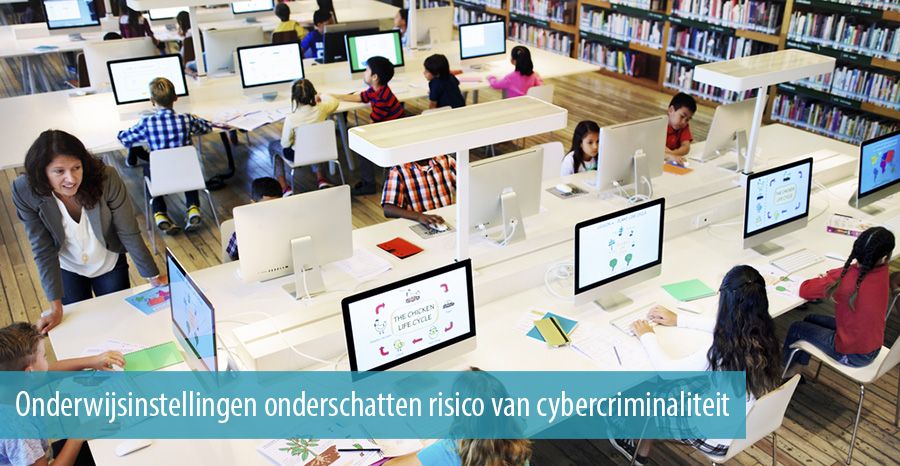 Onderwijsinstellingen onderschatten risico van cybercriminaliteit