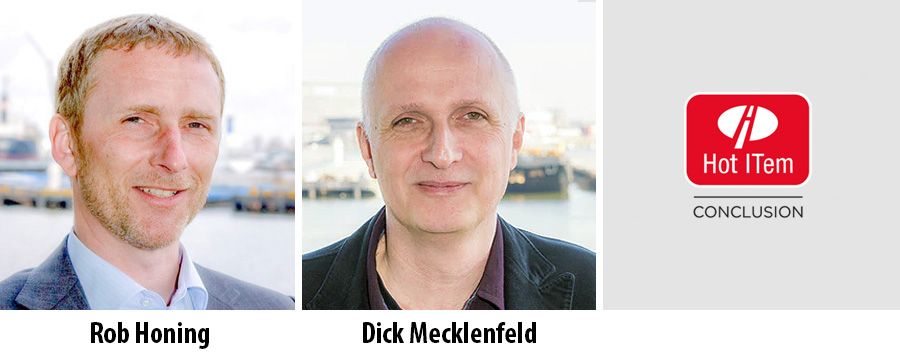 Rob Honing en Dick Mecklenfeld van Hot ITem Rob Honing en Dick Mecklenfeld van Hot ITem
