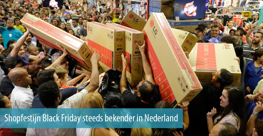 Shopfestijn Black Friday steeds bekender in Nederland