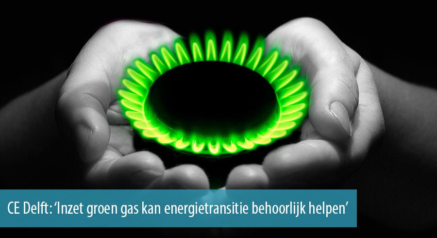 CE Delft: ‘Inzet groen gas kan energietransitie behoorlijk helpen’