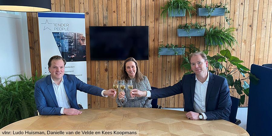 Ludo Huisman, Danielle van de Velde en Kees Koopmans