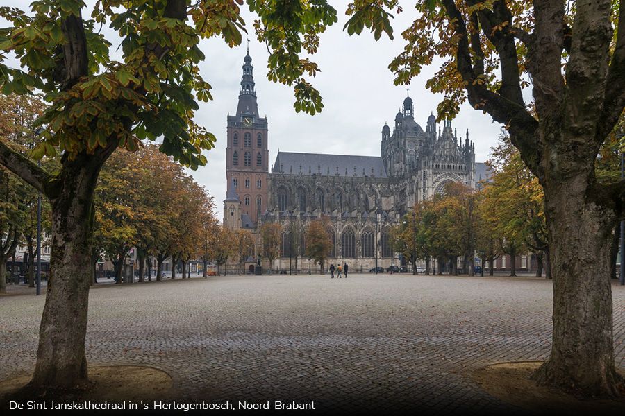 De Sint-Janskathedraal in 's-Hertogenbosch, Noord-Brabant