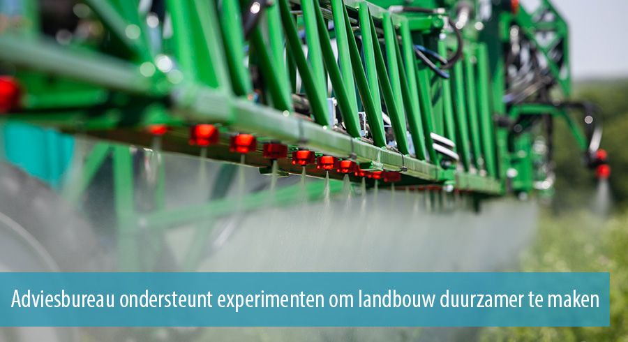 Adviesbureau ondersteunt experimenten om landbouw duurzamer te maken