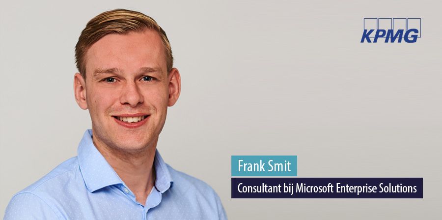 Frank Smit, Consultant bij Microsoft Enterprise Solutions, KPMG