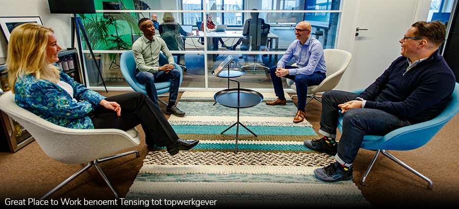 Great Place to Work benoemt Tensing tot topwerkgever Great Place to Work benoemt Tensing tot topwerkgever