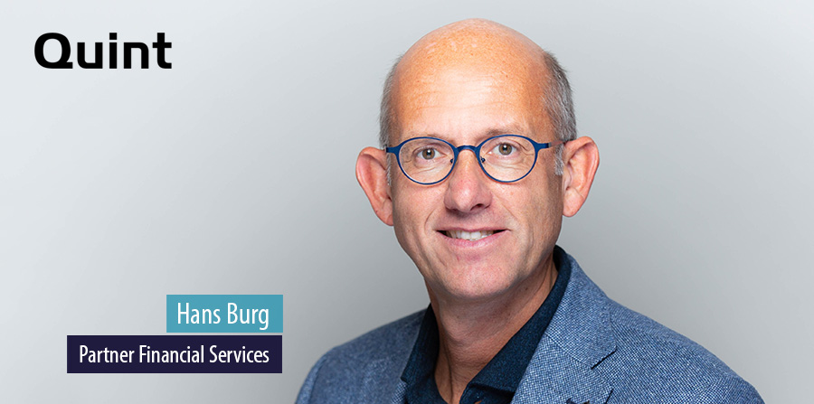Hans Burg, partner Financial Services, Quint