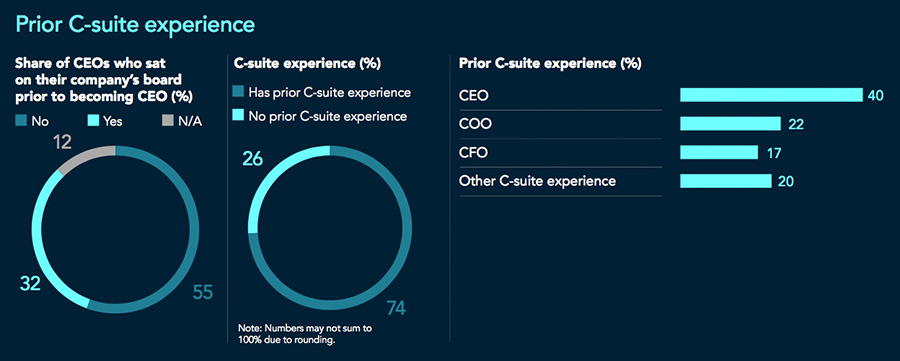 Wat deden CEO’s voordat ze CEO werden?