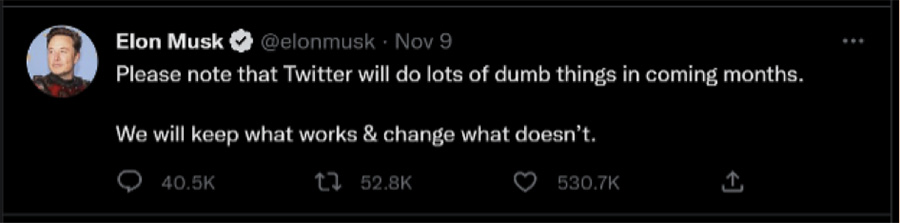 Elon Musk tweet Elon Musk tweet
