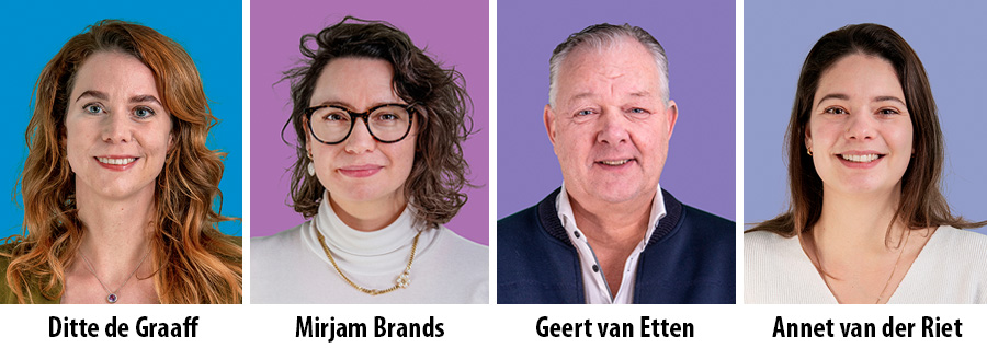 Ditte de Graaff, Mirjam Brands, Geert van Etten en Annet van der Riet - KplusV Ditte de Graaff, Mirjam Brands, Geert van Etten en Annet van der Riet - KplusV