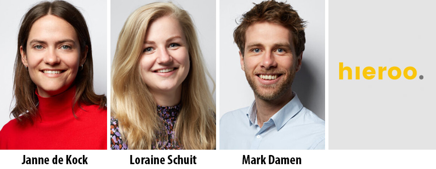 Janne de Kock, Loraine Schuit en Mark Damen - HIeroo