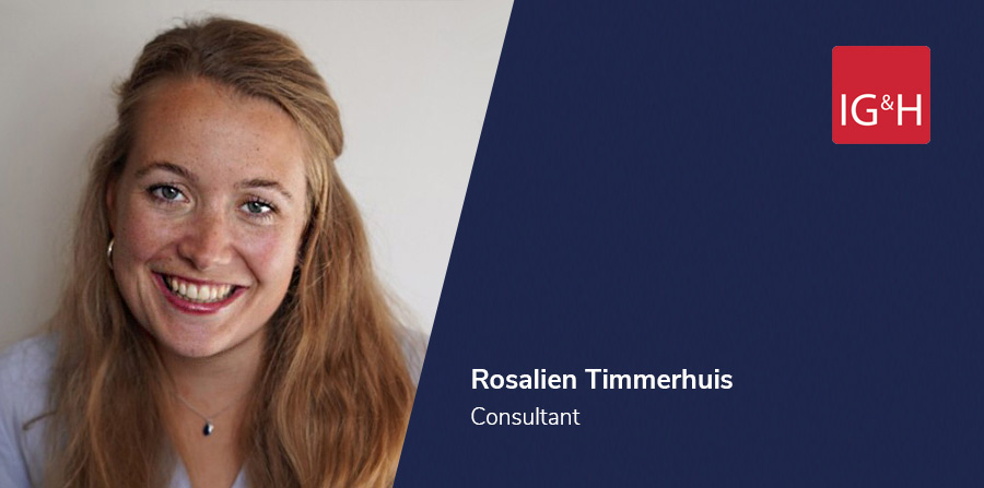 Rosalien Timmerhuis, Consultant bij IG&H Rosalien Timmerhuis, Consultant bij IG&H