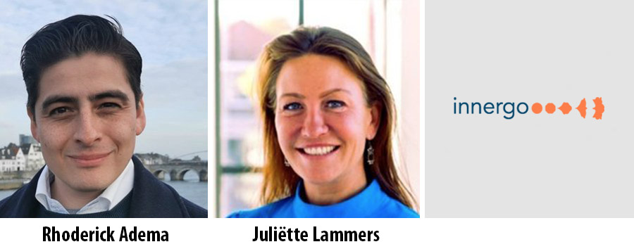 Rhoderick Adema en Juliëtte Lammers starten bij innergo Rhoderick Adema en Juliëtte Lammers starten bij innergo