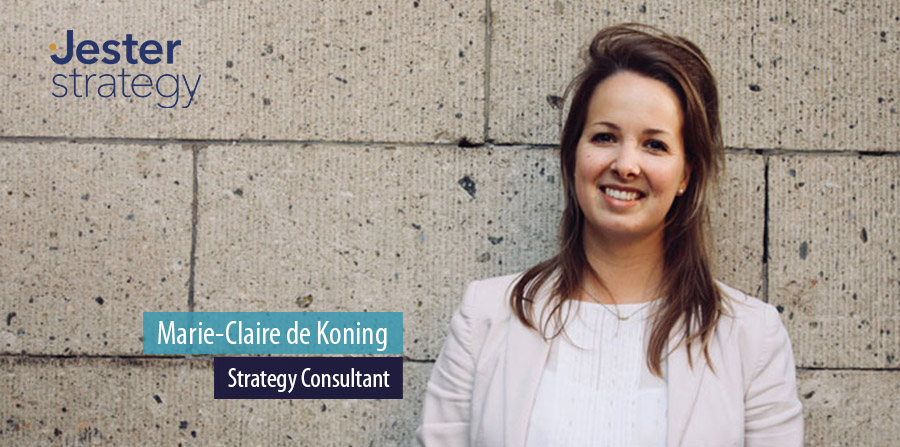 Marie-Claire de Koning aan de slag bij Jester Strategy