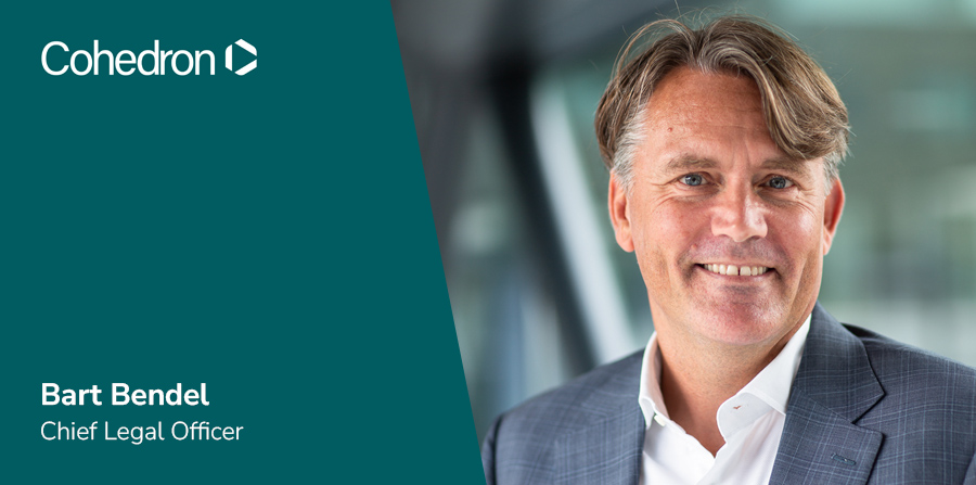 Bart Bendel, Chief Legal Officer, Cohedron Bart Bendel, Chief Legal Officer, Cohedron