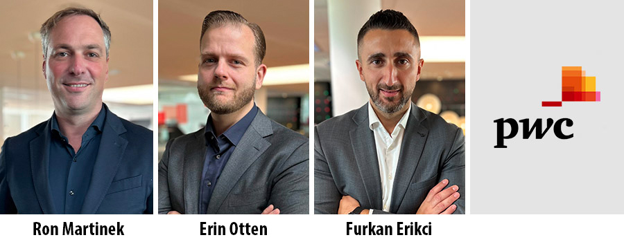 Ron Martinek, Erin Otten en Furkan Erikci - PwC