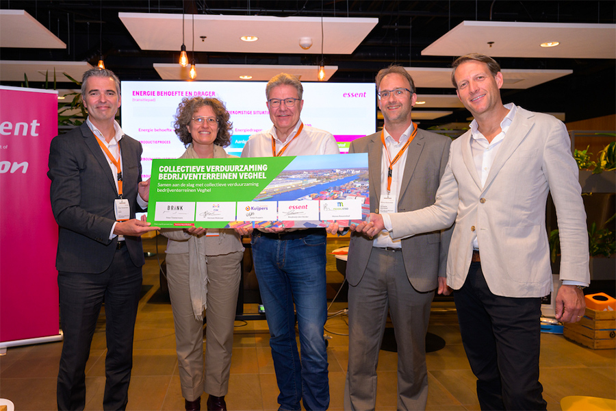 Brink ondersteunt realisatie lokaal energienetwerk op Veghels bedrijventerrein Brink ondersteunt realisatie lokaal energienetwerk op Veghels bedrijventerrein