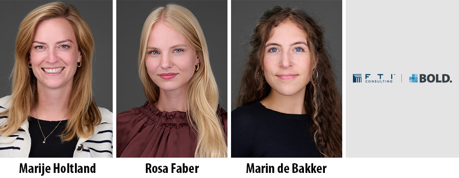 Transactie praktijk van FTI-BOLD wordt aangesterkt met drie vrouwen