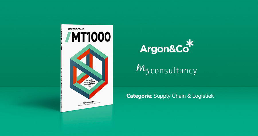 Dubbel feest voor Argon & Co in beste supply chain-ranking