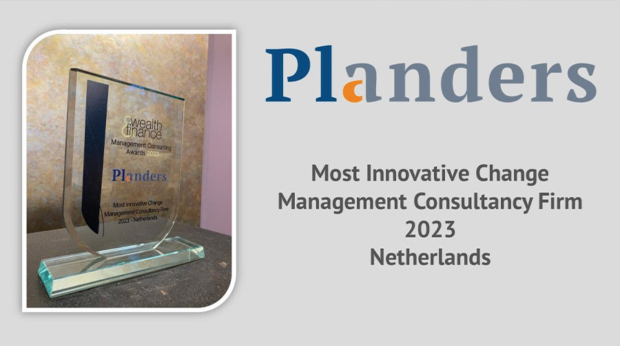 Planders wint internationale prijs voor verandermanagement-expertise