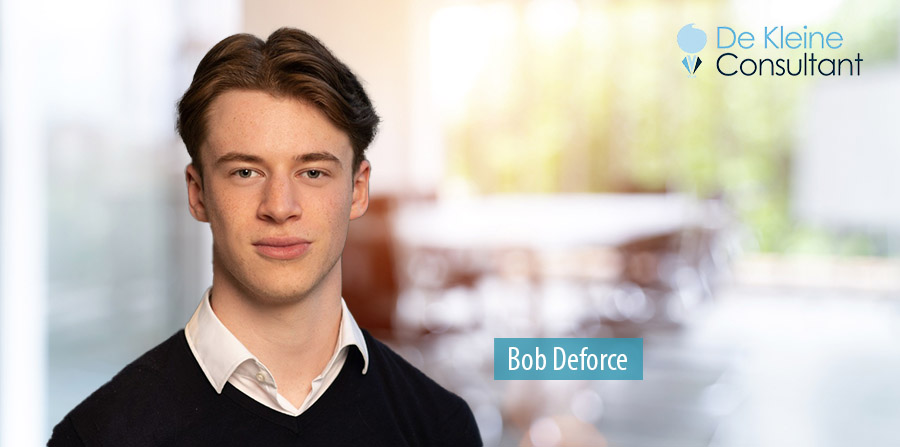 Bob Deforce: 'De Kleine Consultant is een geweldige leerschool'