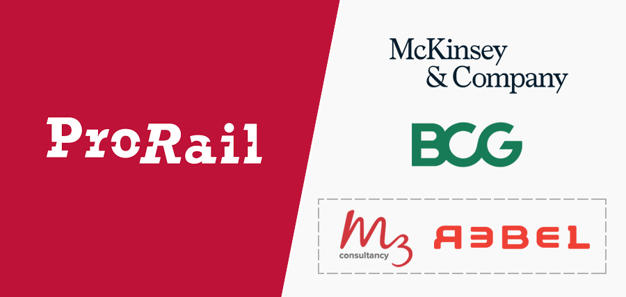 ProRail kiest McKinsey, BCG en M3 en Rebel voor strategisch advies ProRail kiest McKinsey, BCG en M3 en Rebel voor strategisch advies
