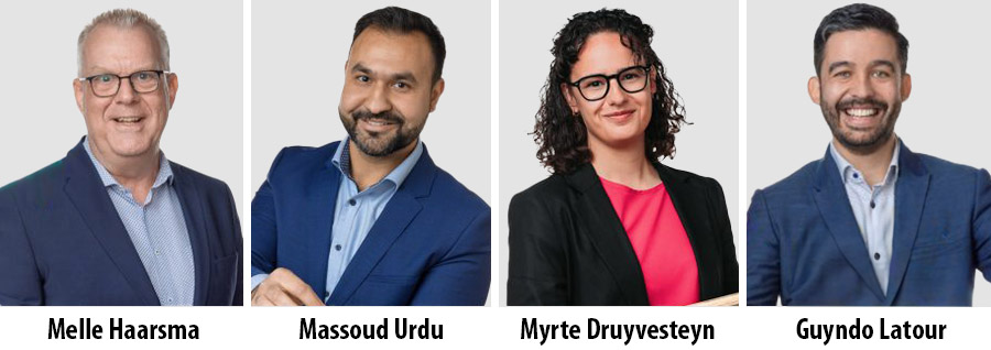 Vier nieuwe projectmanagers aan boord bij KWD  