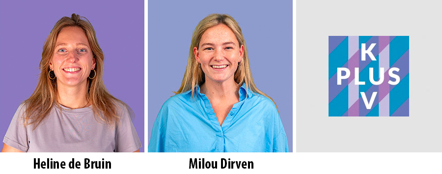Heline de Bruin en Milou Dirven - KplusV