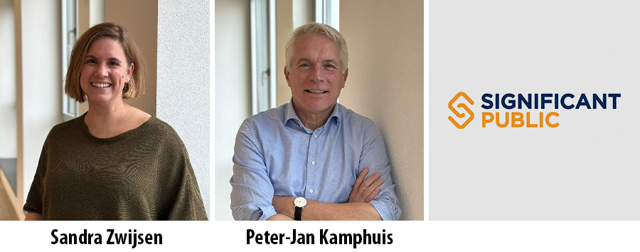 Sandra Zwijsen en Peter-Jan Kamphuis werken bij Significant Public aan toekomstbestendige zorg