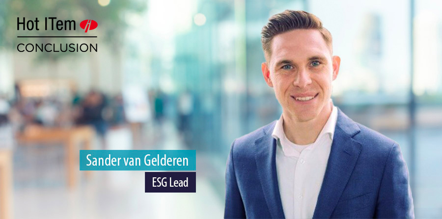 Sander van Gelderen, ESG Lead, Hot ITem