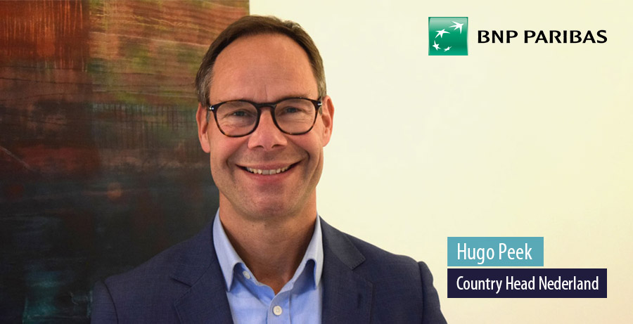 Hugo Peek nieuwe topman van BNP Paribas in Nederland