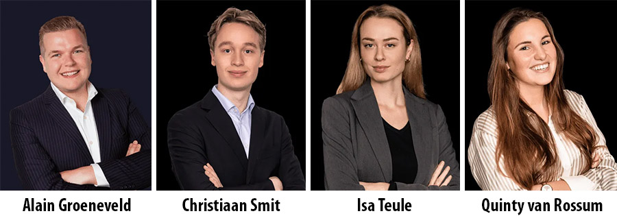 Vier trainees planeconomie bij PAS over hun projecten