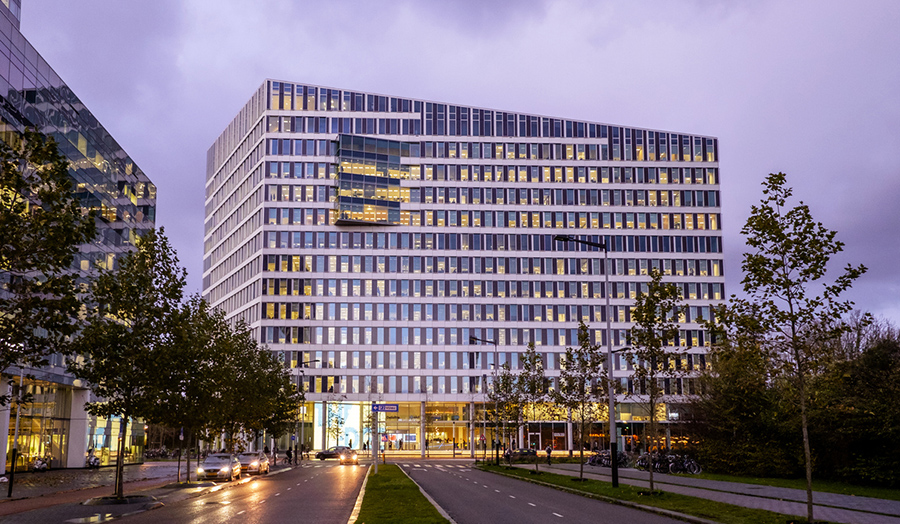 Het kantoor van Deloitte in Amsterdam, Nederland