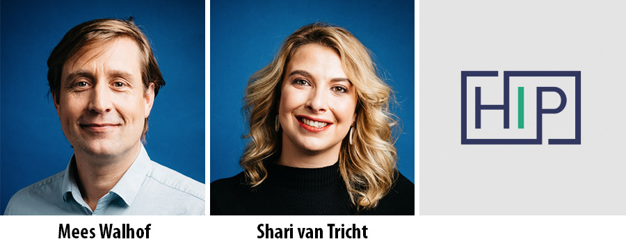 Mees Walhof en Shari van Tricht aan de slag bij HIP