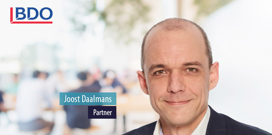 BDO promoveert vastgoedexpert Joost Daalmans tot partner BDO promoveert vastgoedexpert Joost Daalmans tot partner