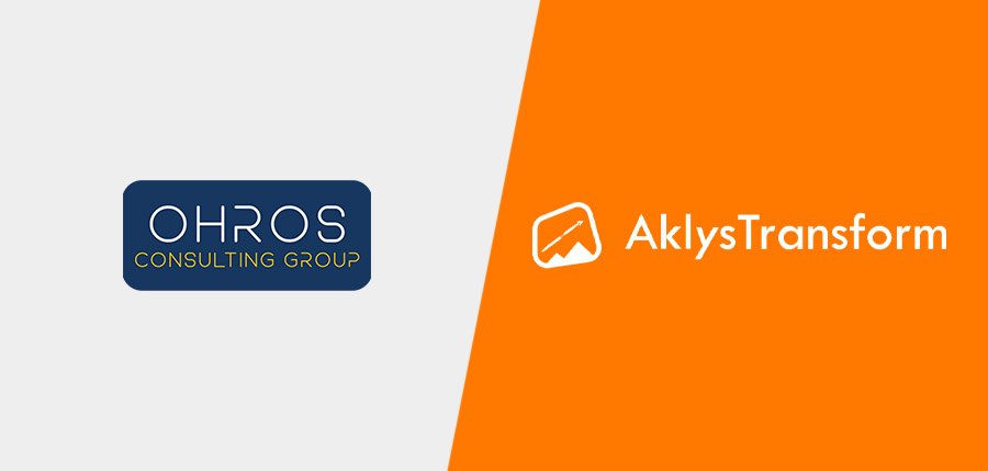 OHROS Consulting Group werkt samen met AklysTransform