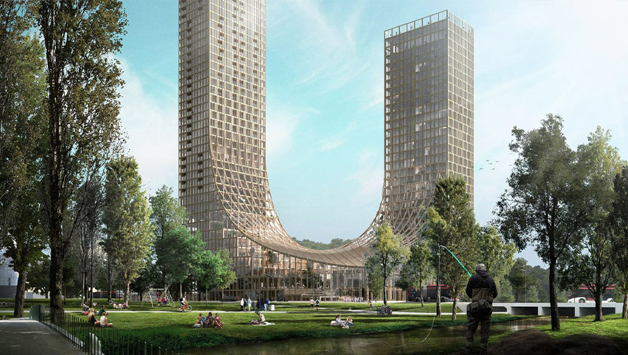 Eindhoven krijgt grootste houten gebouw van de wereld