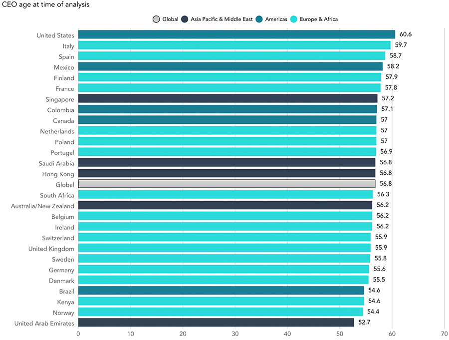 CEO age at time of analysis