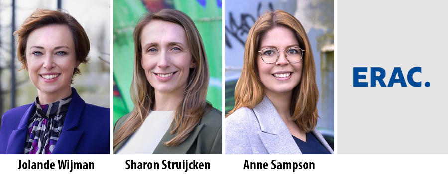Jolande Wijman, Sharon Struijcken en Anne Sampson - ERAC