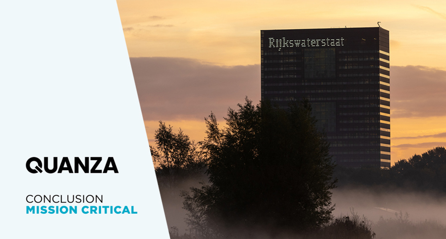Rijkswaterstaat kiest Conclusion en Quanza voor beheer IT-infrastructuur