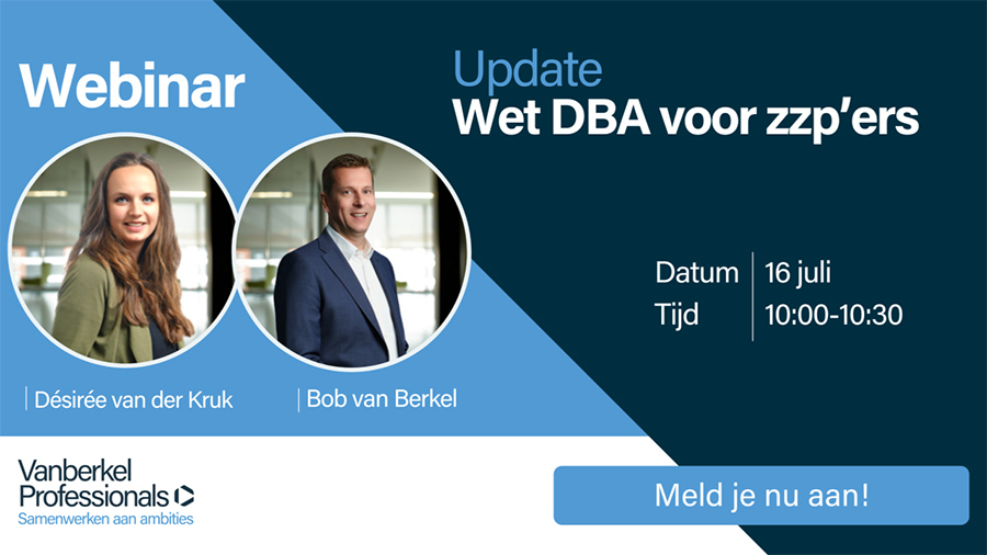 Webinar: Update Wet DBA voor zzp’ers