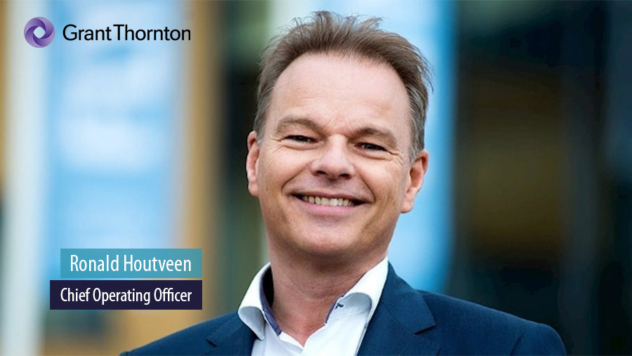 Ronald Houtveen is per vandaag begonnen in zijn nieuwe rol als Chief Operating Officer van accountants- en adviesorganisatie Grant Thornton.  De 58-jarige Ronald Houtveen gaat zich in zijn rol richten op het reilen en zeilen en verder professionaliseren v