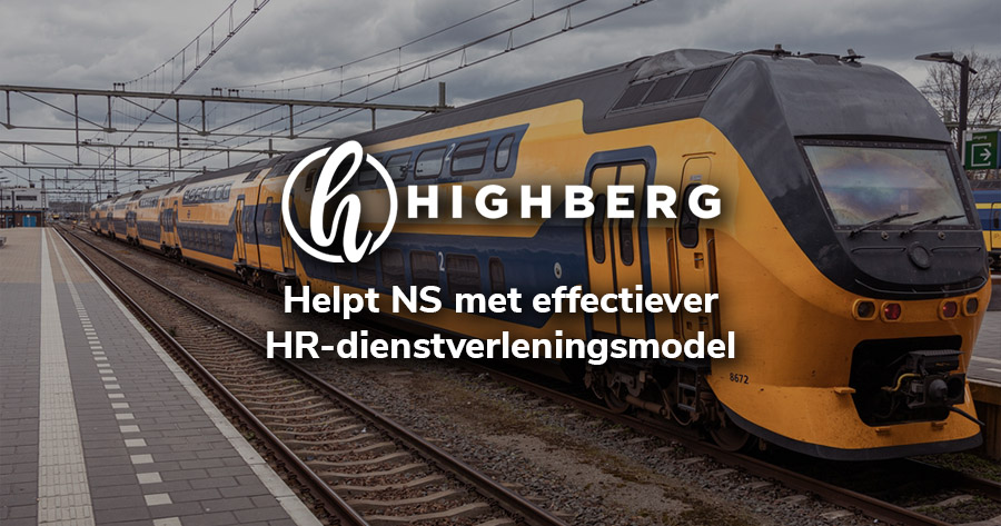 Highberg helpt NS met effectiever HR-dienstverleningsmodel