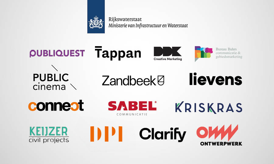 Rijkswaterstaat kiest communicatiepartners voor advies en uitvoering
