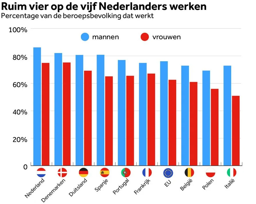 De beroepsbevolking in Nederland