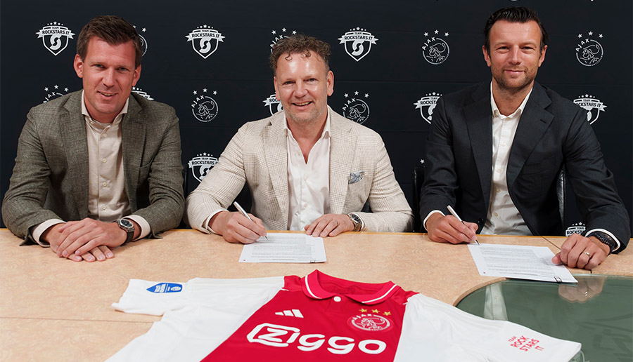 Team Rockstars IT wordt mouwsponsor van Ajax