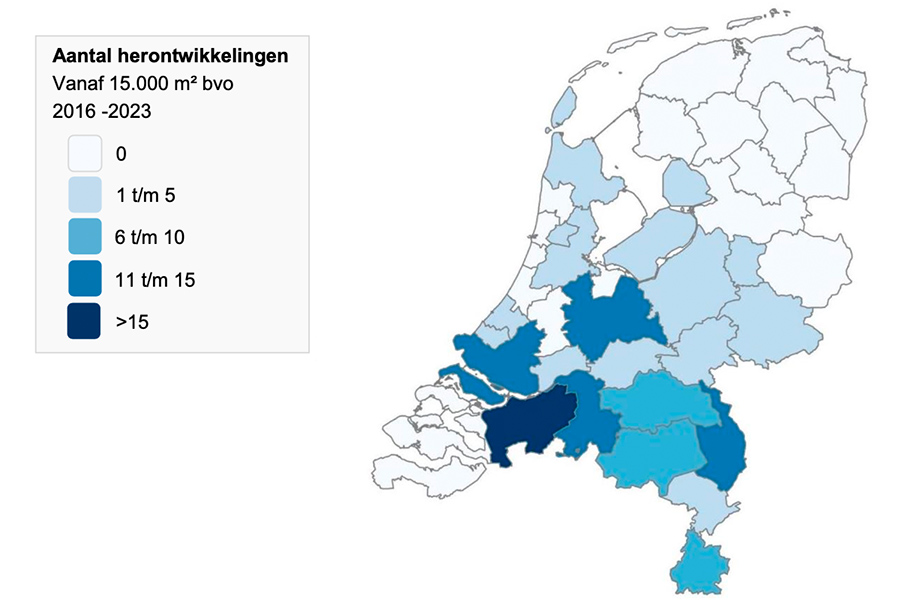 Aantal herontwikkelingen